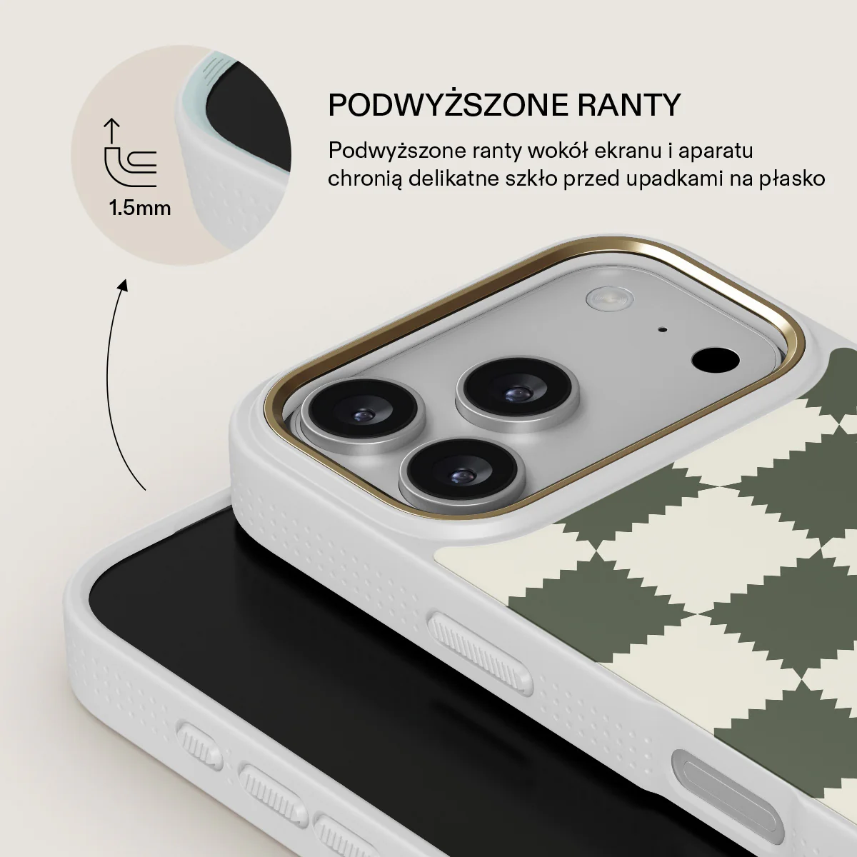 Retro Grid - iPhone 17 Pro Etui - Image 22