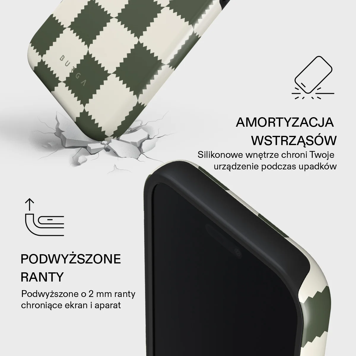 Retro Grid - iPhone 17 Pro Etui - Image 4