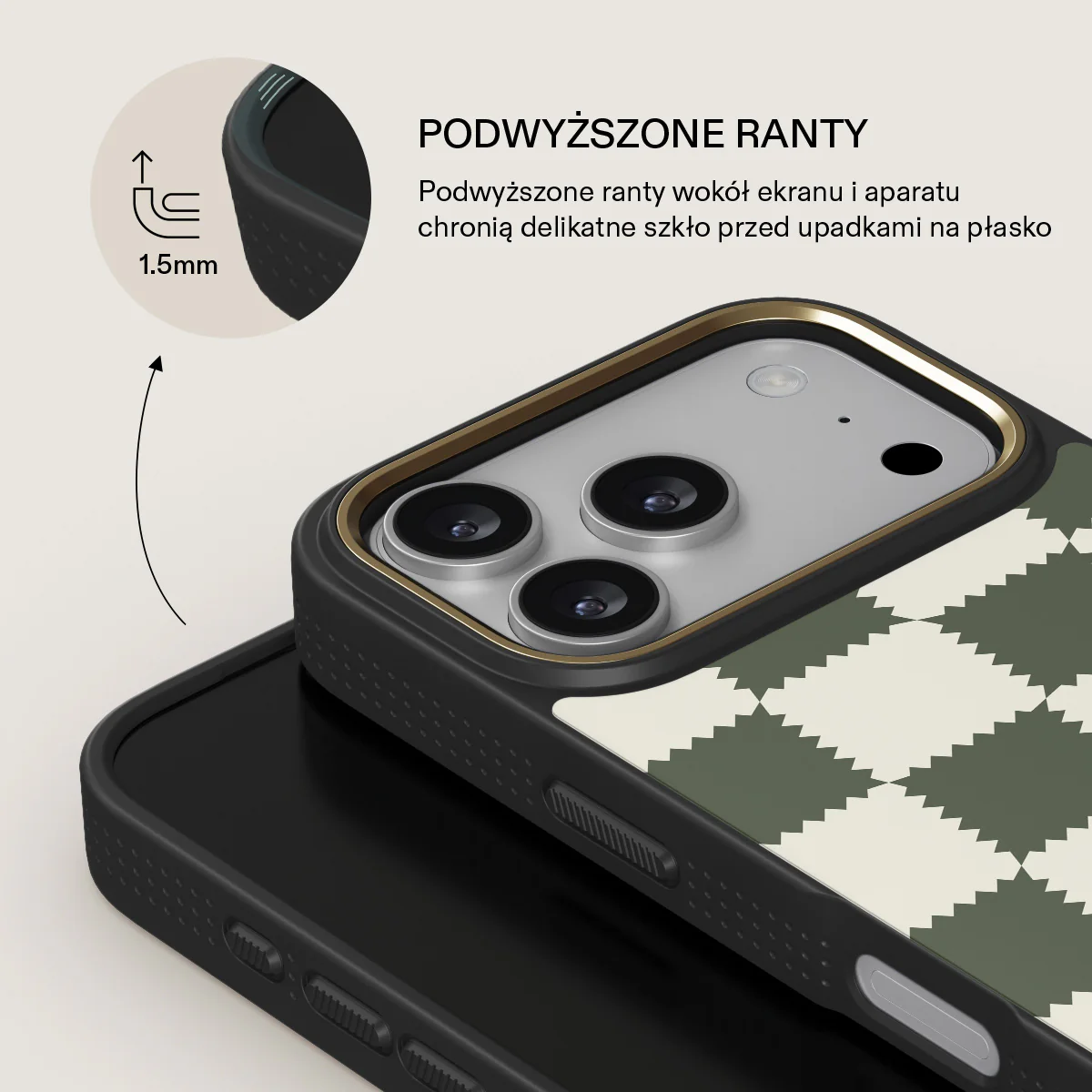 Retro Grid - iPhone 17 Pro Etui - Image 8