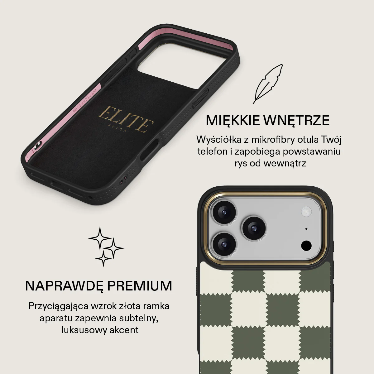 Retro Grid - iPhone 17 Pro Max Etui - Image 10