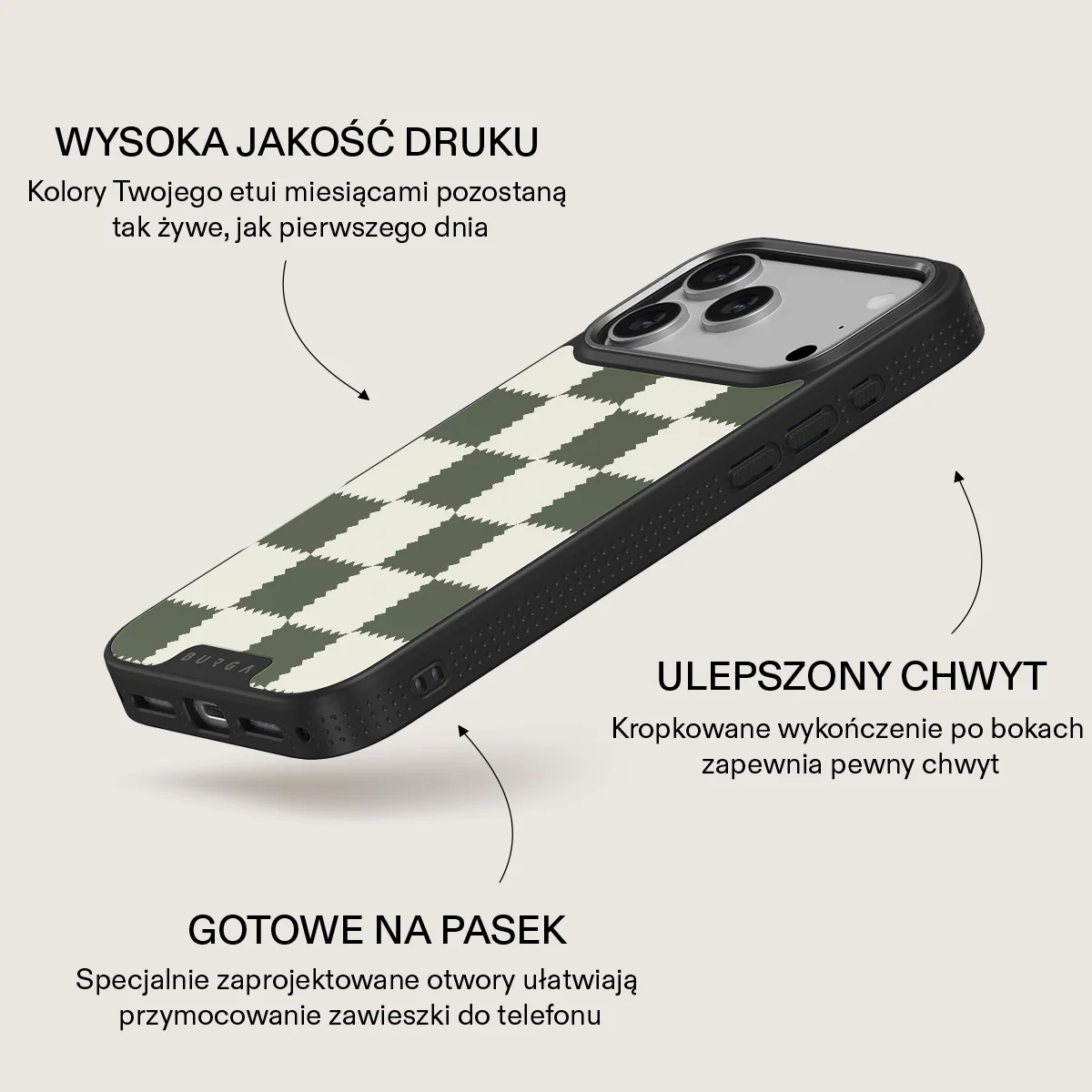 Retro Grid - iPhone 17 Pro Max Etui - Image 16