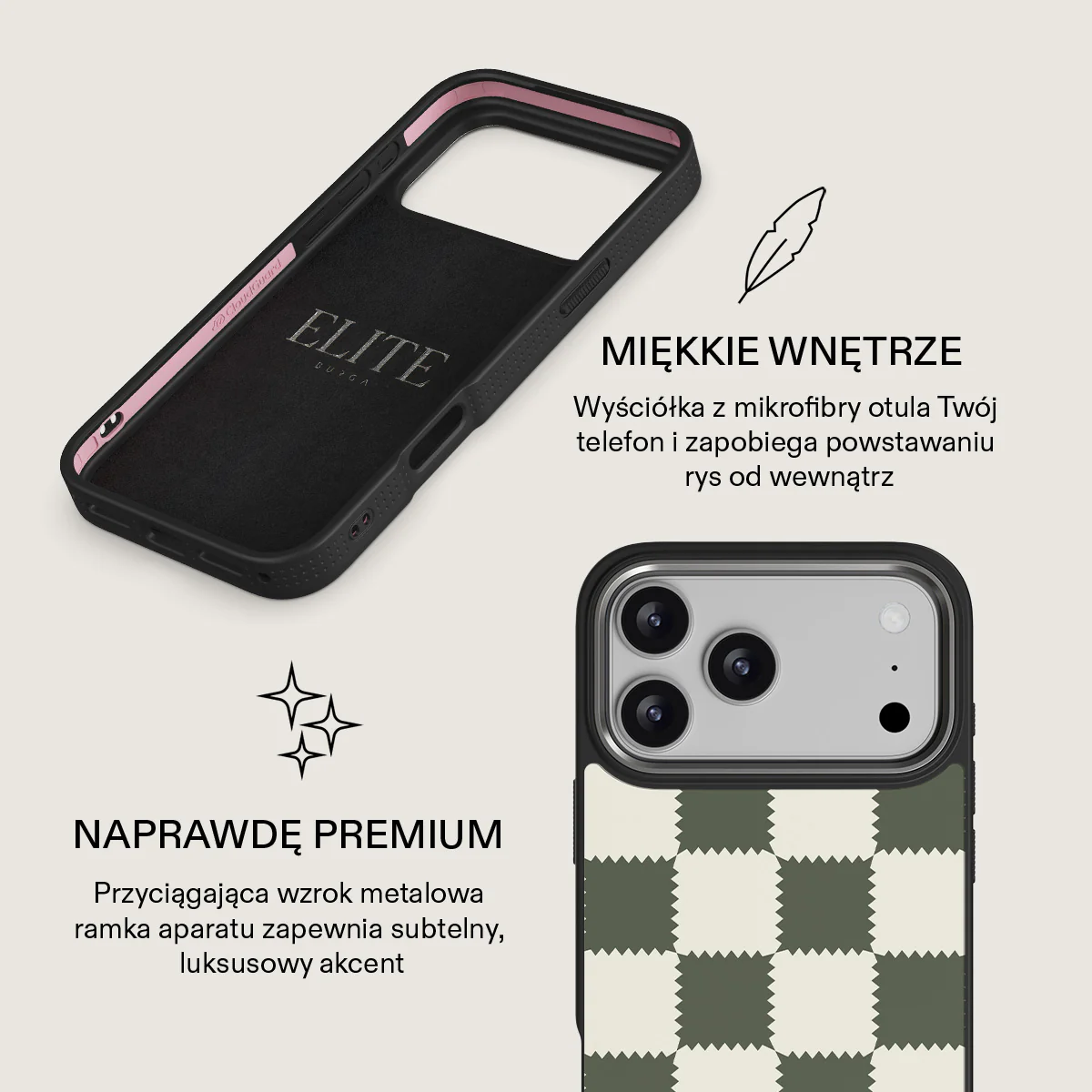 Retro Grid - iPhone 17 Pro Max Etui - Image 17
