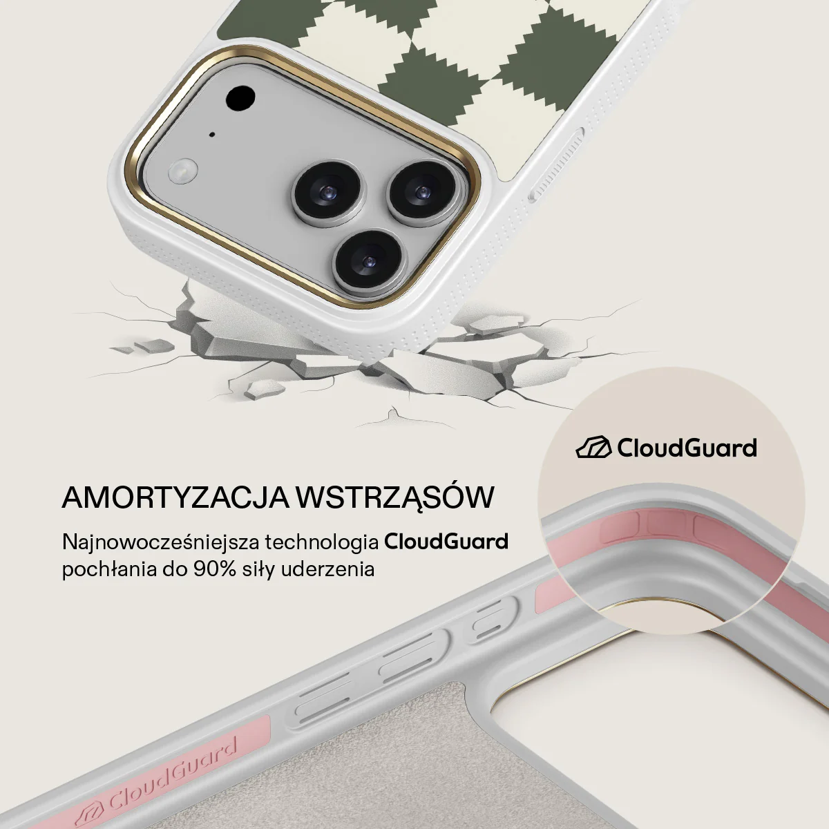 Retro Grid - iPhone 17 Pro Max Etui - Image 21