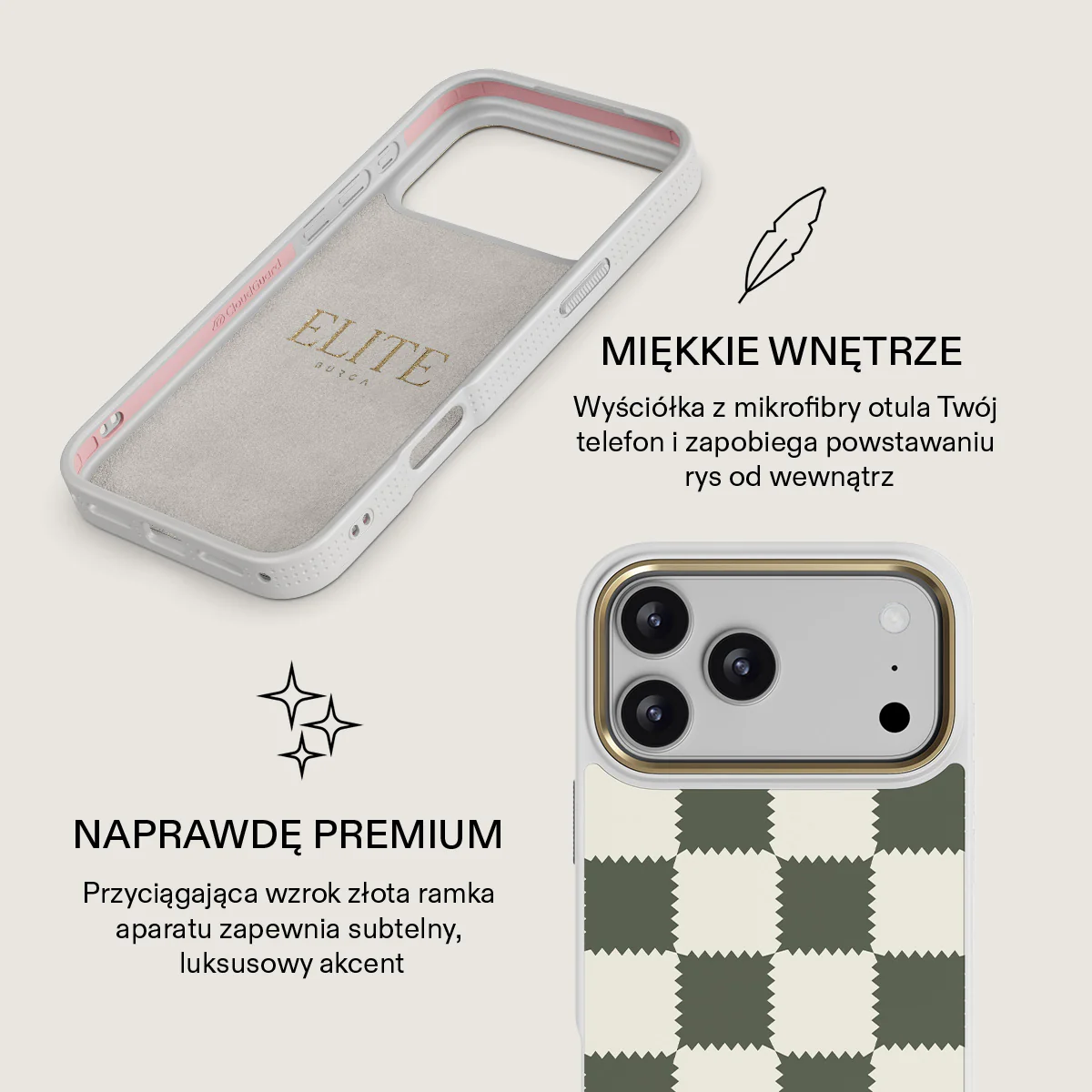 Retro Grid - iPhone 17 Pro Max Etui - Image 24