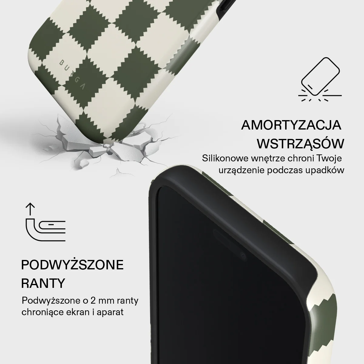 Retro Grid - iPhone 17 Pro Max Etui - Image 4