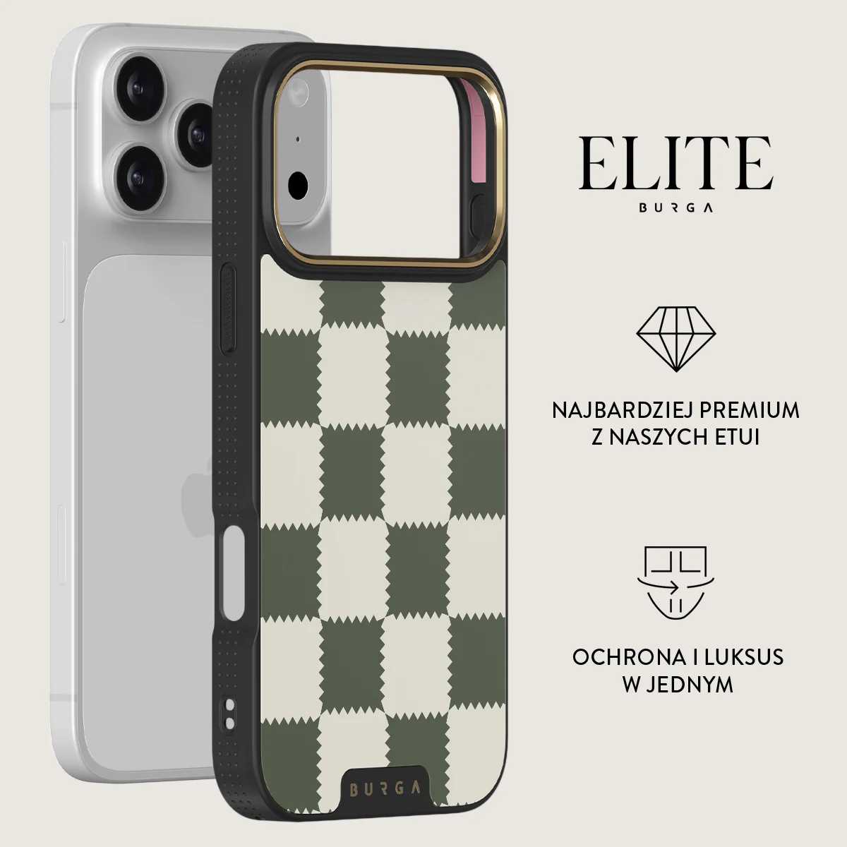 Retro Grid - iPhone 17 Pro Max Etui - Image 6