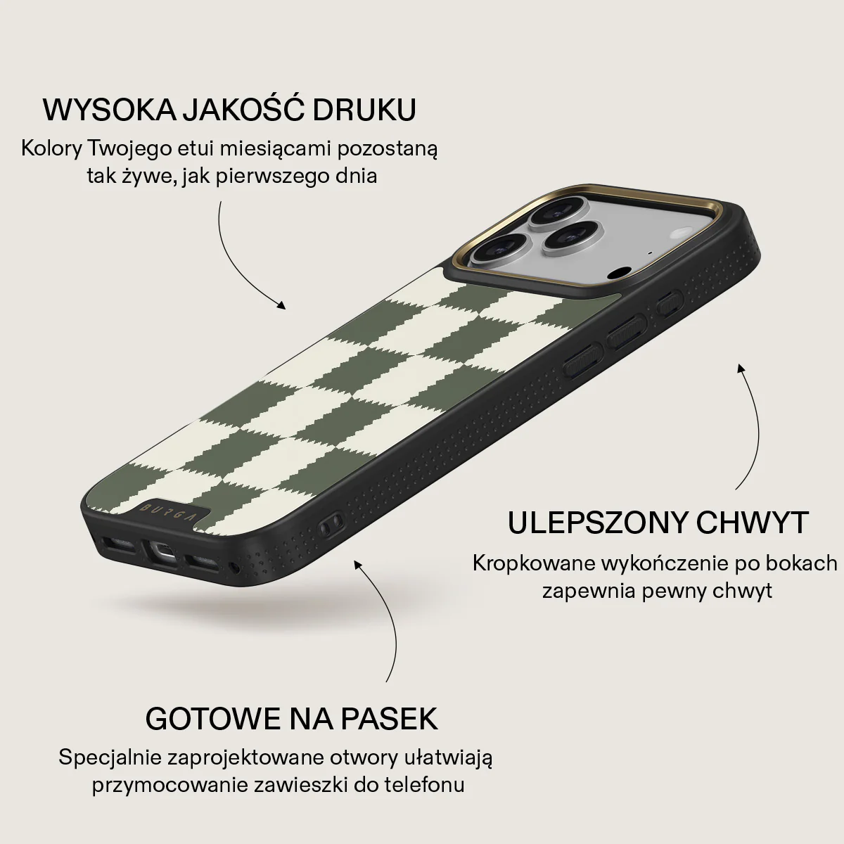 Retro Grid - iPhone 17 Pro Max Etui - Image 9