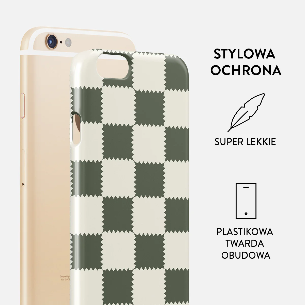Retro Grid - iPhone 6 / 6S Etui - Image 2