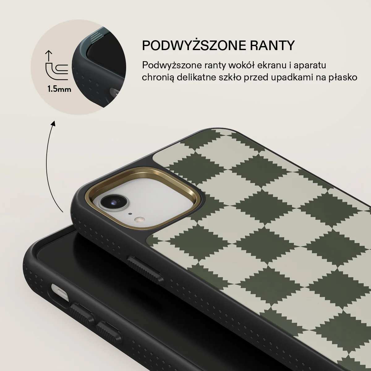 Retro Grid - iPhone XR Etui - Image 12