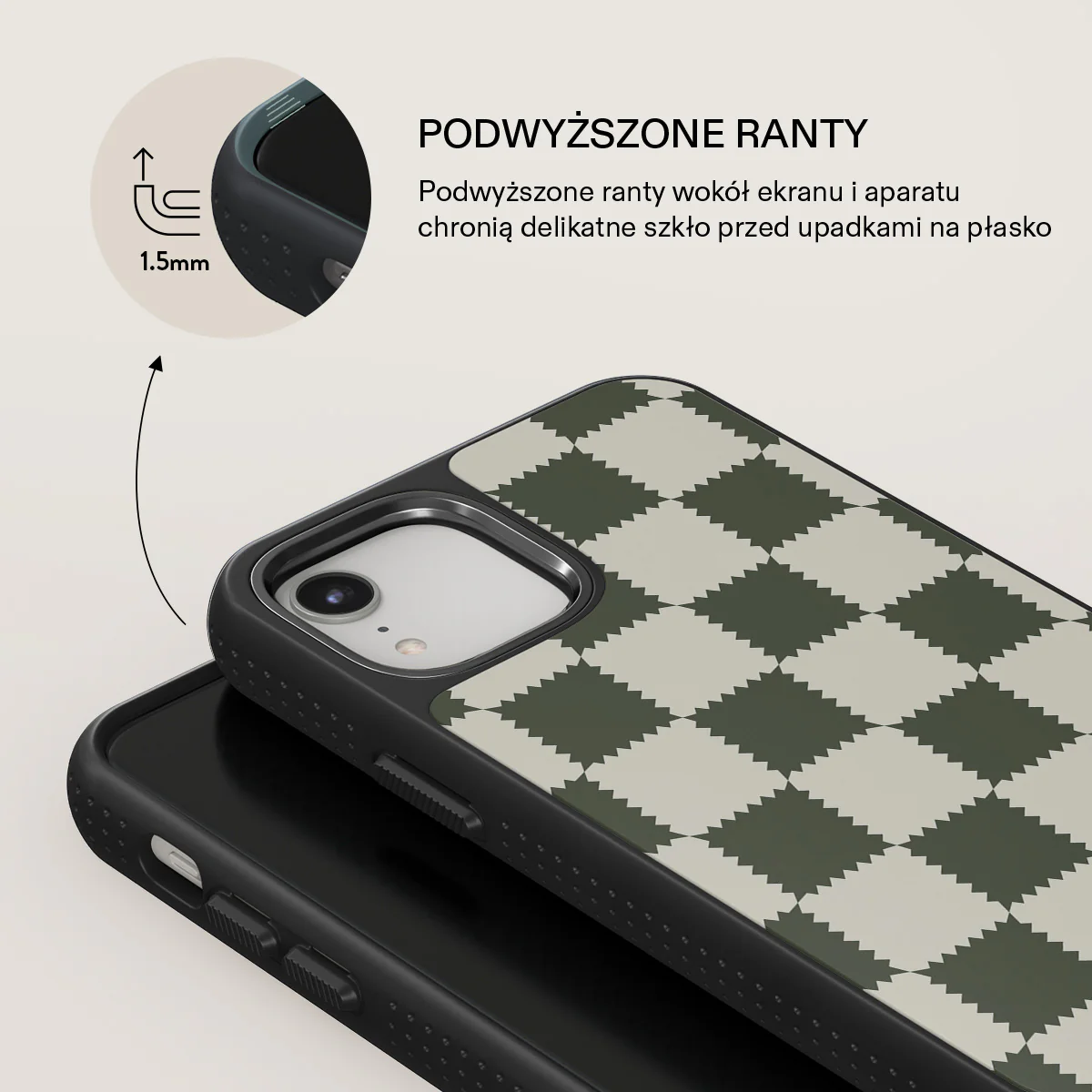 Retro Grid - iPhone XR Etui - Image 19
