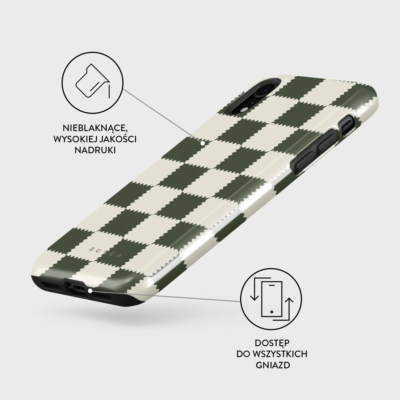 Retro Grid - iPhone XR Etui - Image 7