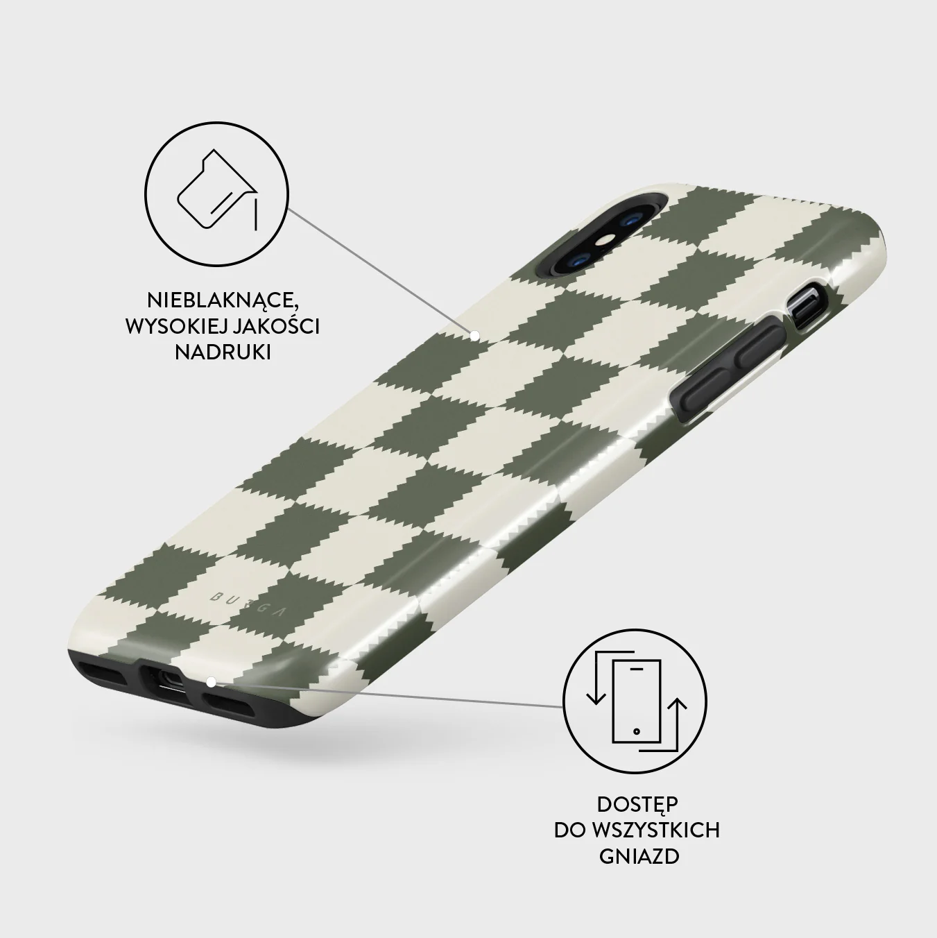 Retro Grid - iPhone XS Max Etui - Image 7
