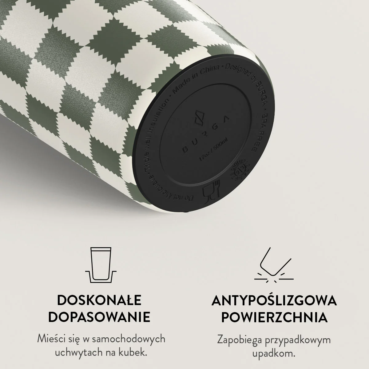 Retro Grid - Kubek podróżny - Image 12