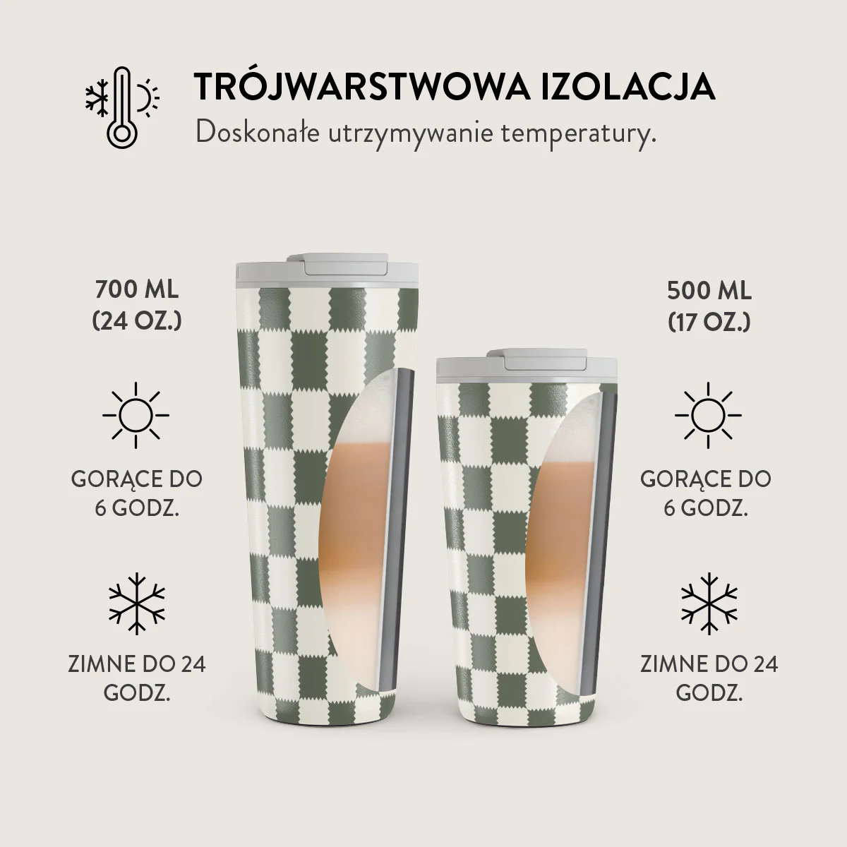 Retro Grid - Kubek podróżny - Image 13