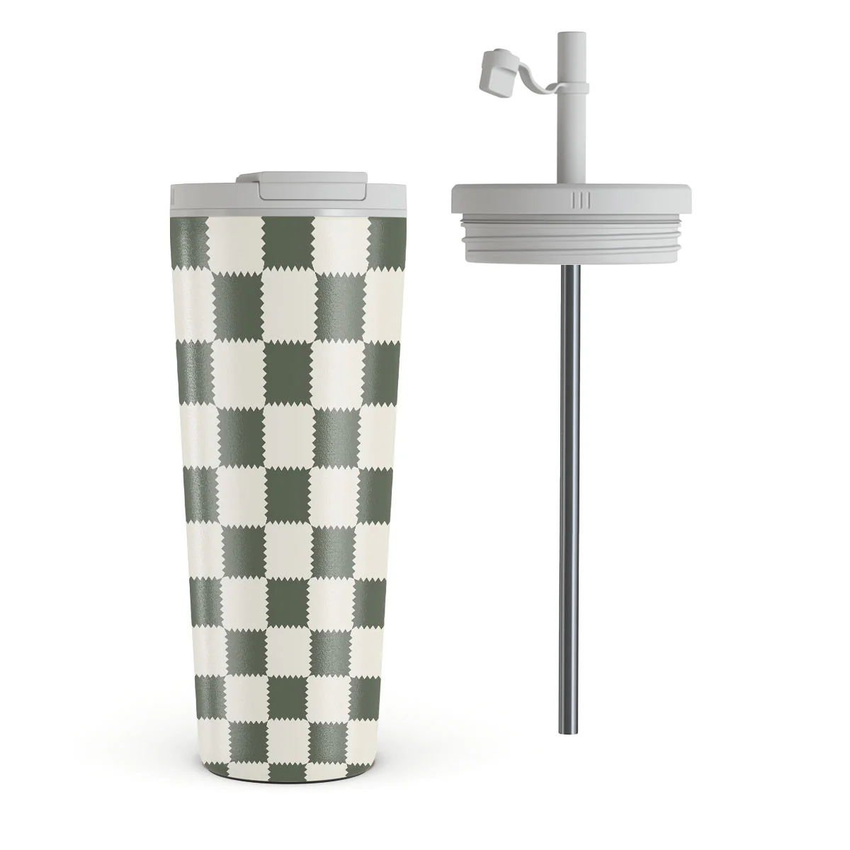 Retro Grid - Kubek podróżny - Image 6