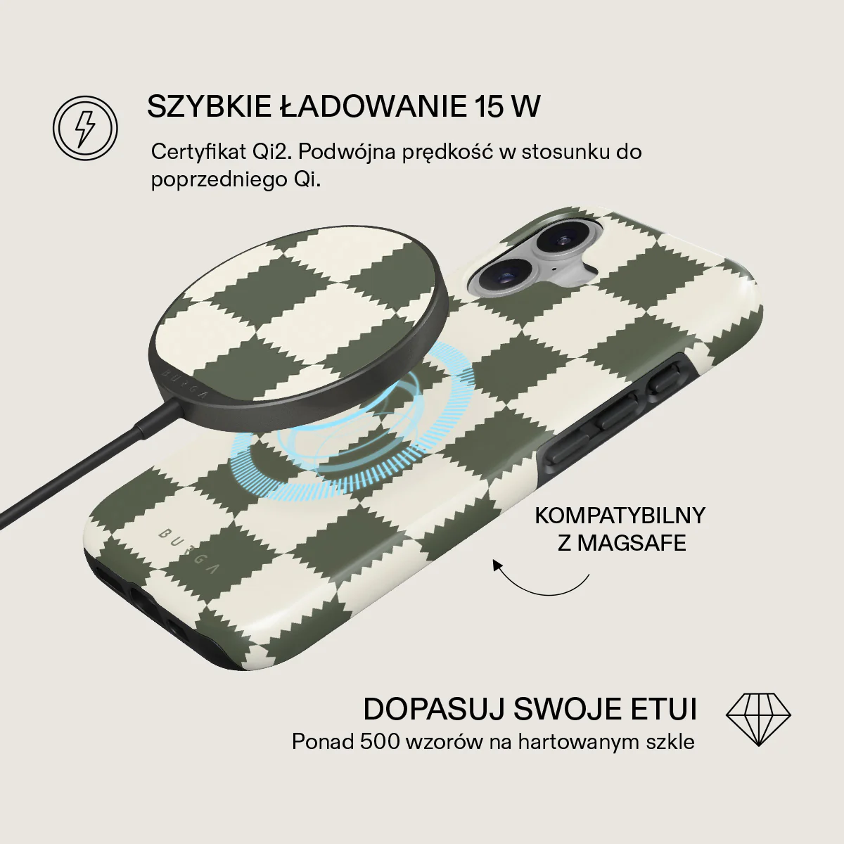 Retro Grid - Magnetyczna ładowarka bezprzewodowa - Image 5
