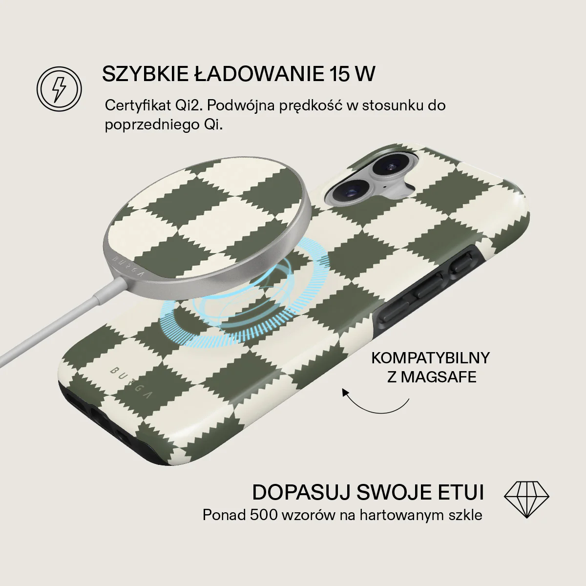 Retro Grid - Magnetyczna ładowarka bezprzewodowa - Image 8