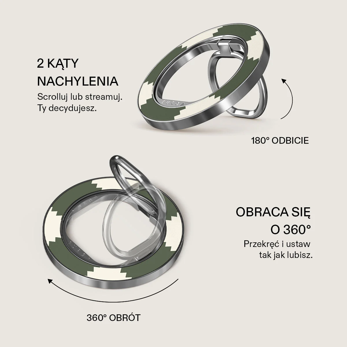 Retro Grid - Magnetyczny Okrągły Uchwyt - Image 3
