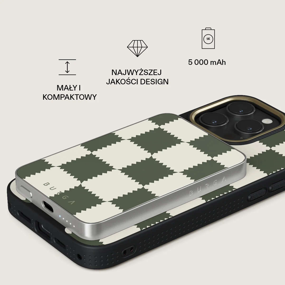 Retro Grid - Magnetyczny power bank - Image 12