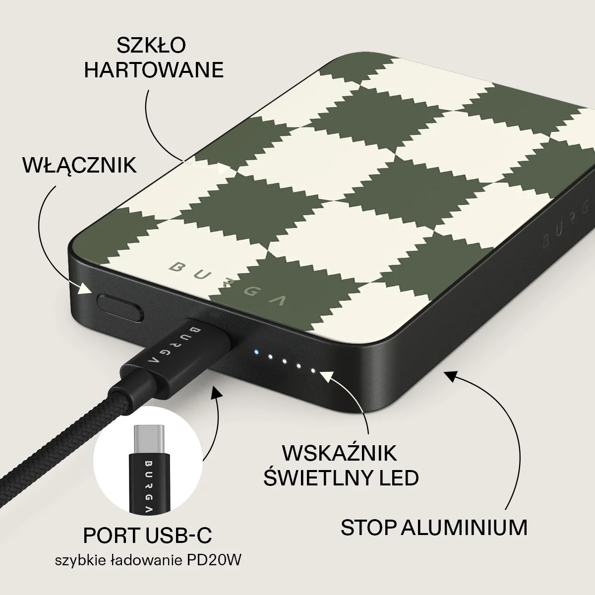 Retro Grid - Magnetyczny power bank - Image 20
