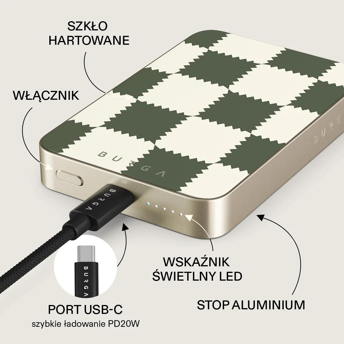 Retro Grid - Magnetyczny power bank - Image 25