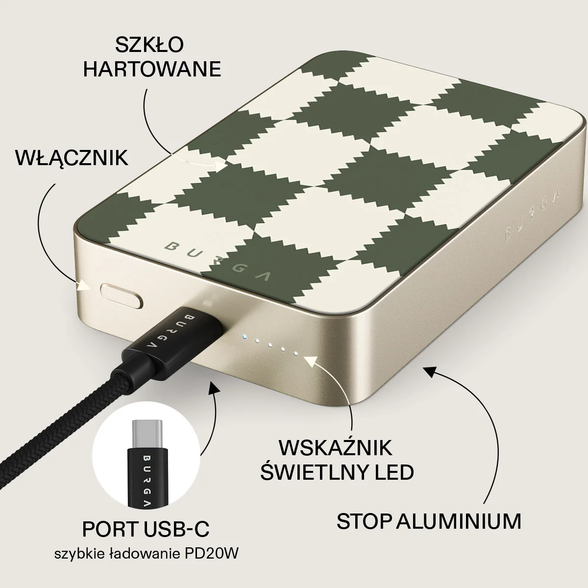 Retro Grid - Magnetyczny power bank - Image 40