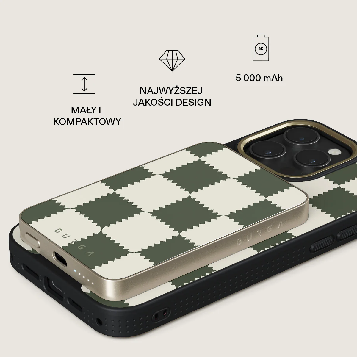 Retro Grid - Magnetyczny power bank - Image 7