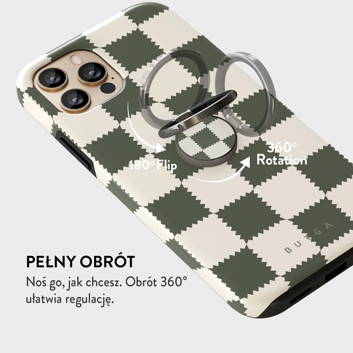 Retro Grid - Samoprzylepny Okrągły Uchwyt - Image 3