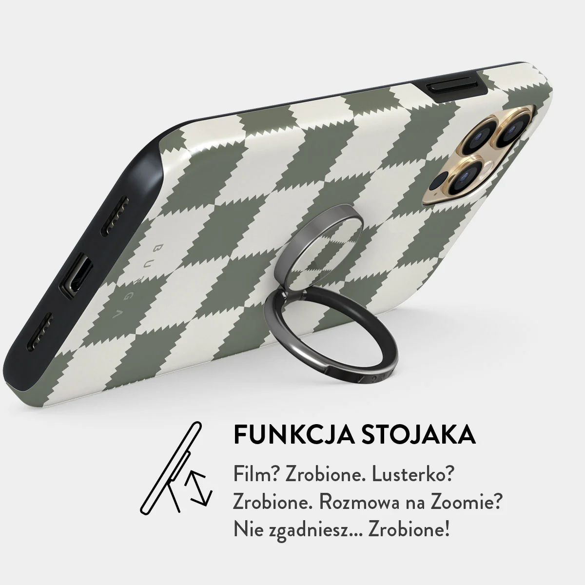 Retro Grid - Samoprzylepny Okrągły Uchwyt - Image 4