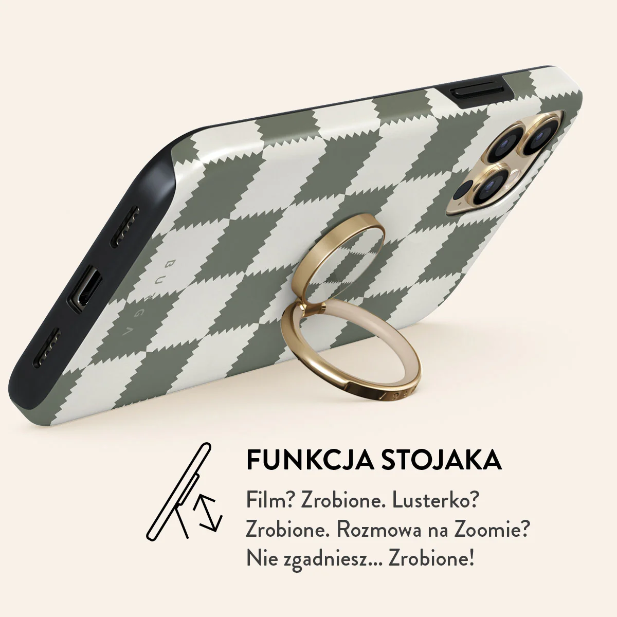 Retro Grid - Samoprzylepny Okrągły Uchwyt - Image 9
