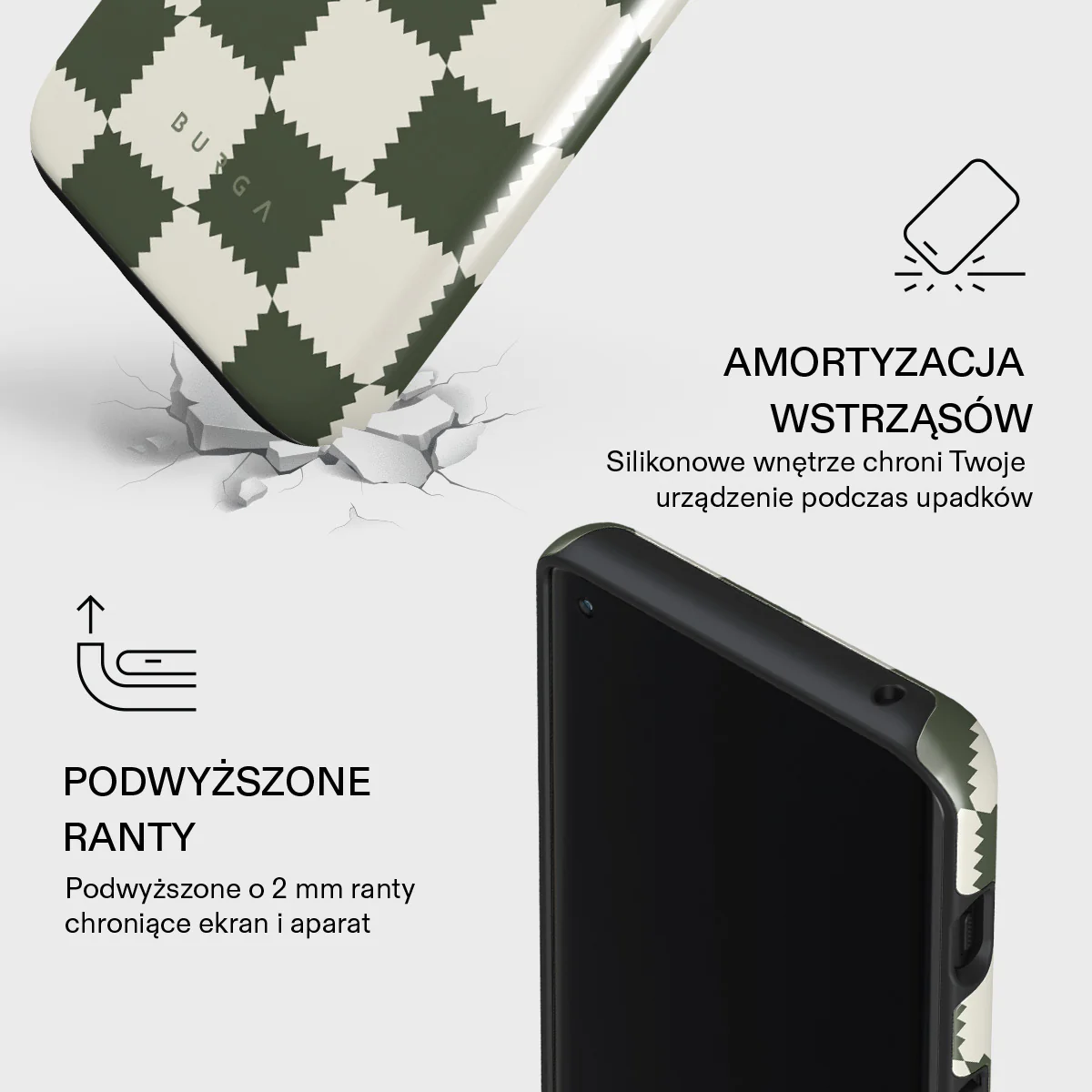 Retro Grid - OnePlus 10 Pro 5G Etui - Image 4
