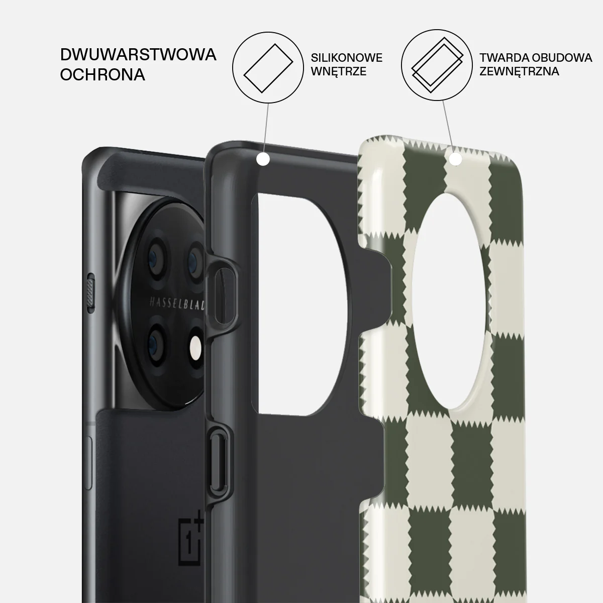 Retro Grid - OnePlus 11 Etui - Image 2