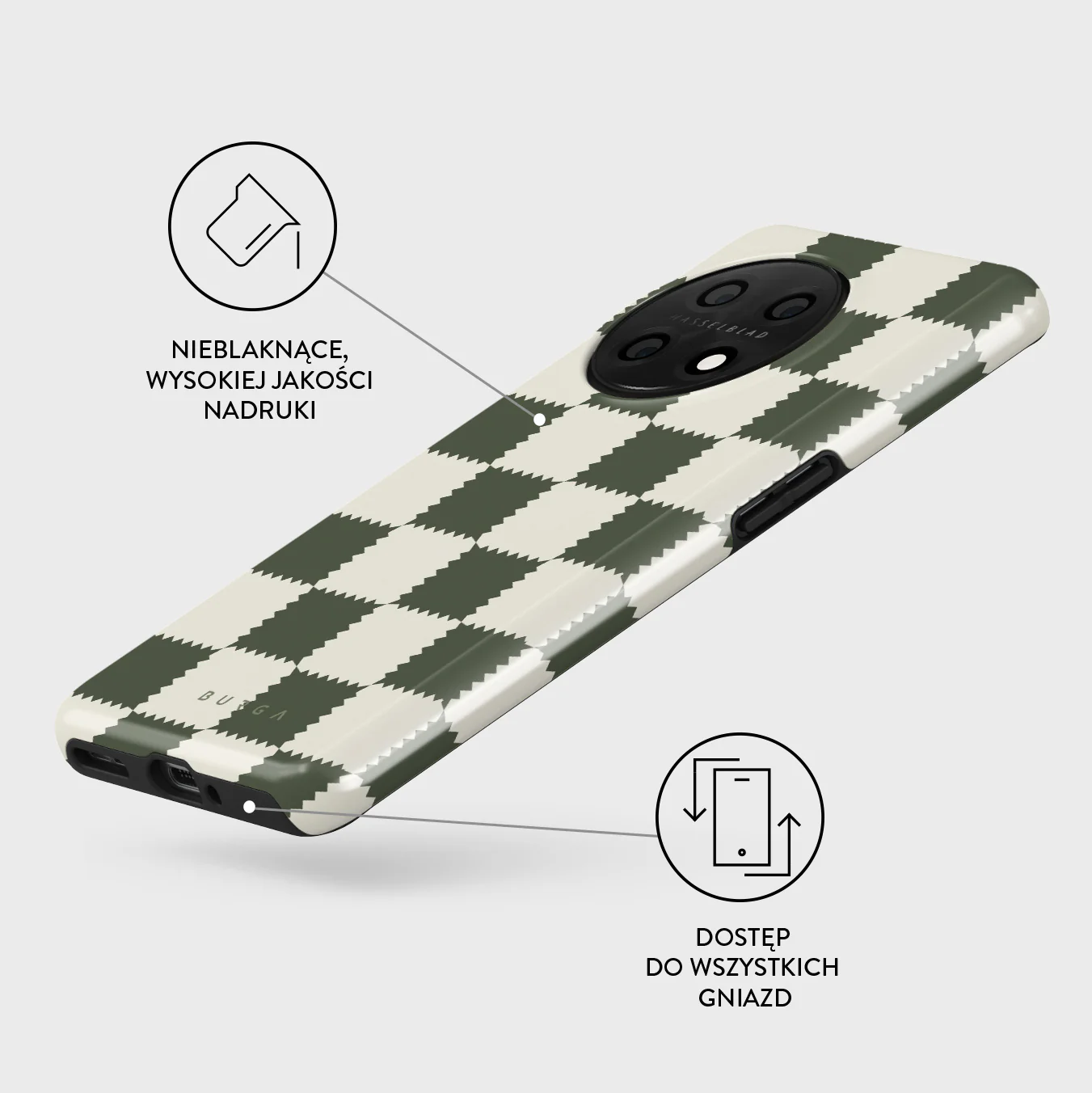 Retro Grid - OnePlus 11 Etui - Image 3