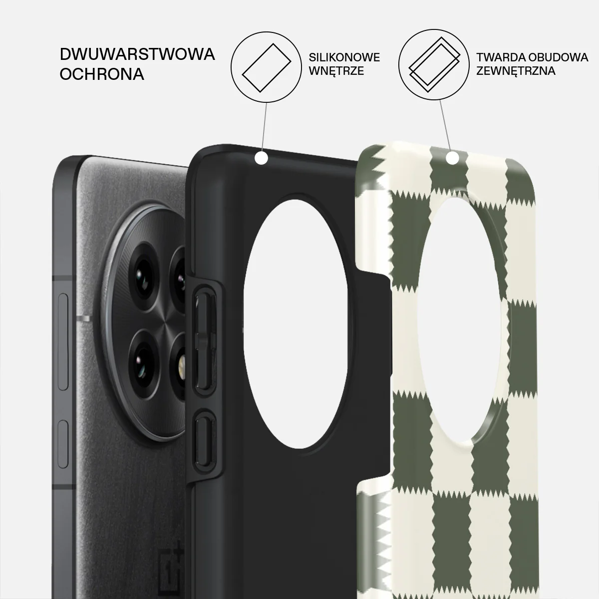 Retro Grid - OnePlus 13 Etui - Image 2