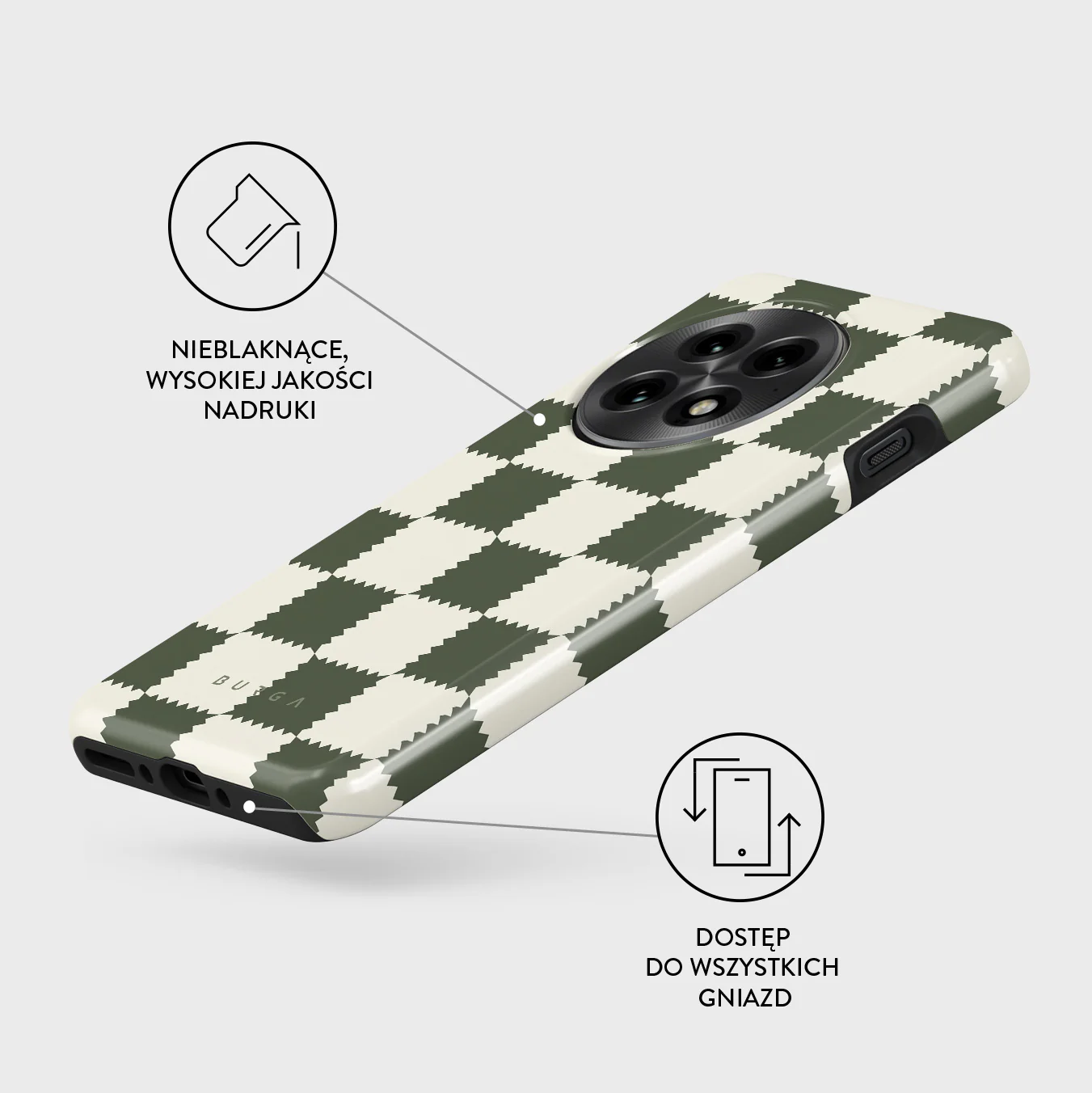 Retro Grid - OnePlus 13 Etui - Image 3