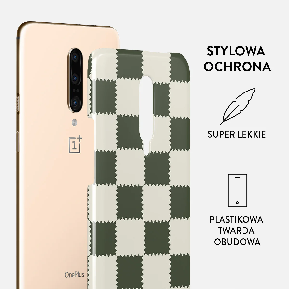 Retro Grid - OnePlus 7 Pro / 7T Pro Etui - Image 2