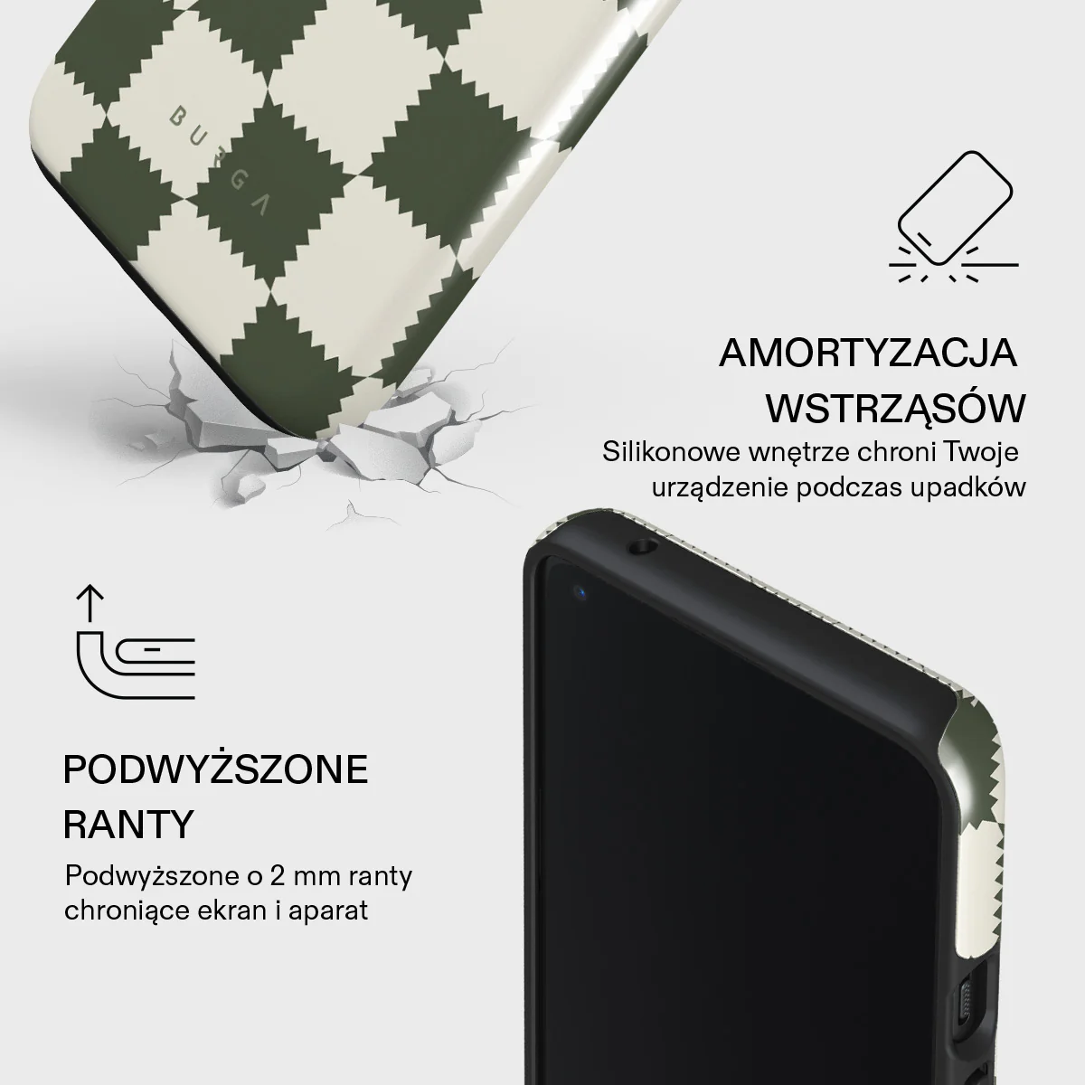 Retro Grid - OnePlus 9 Etui - Image 4