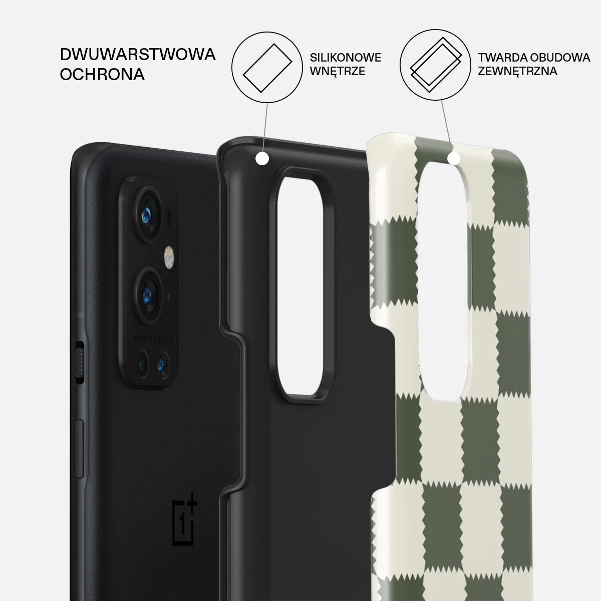 Retro Grid - OnePlus 9 Pro Etui - Image 2