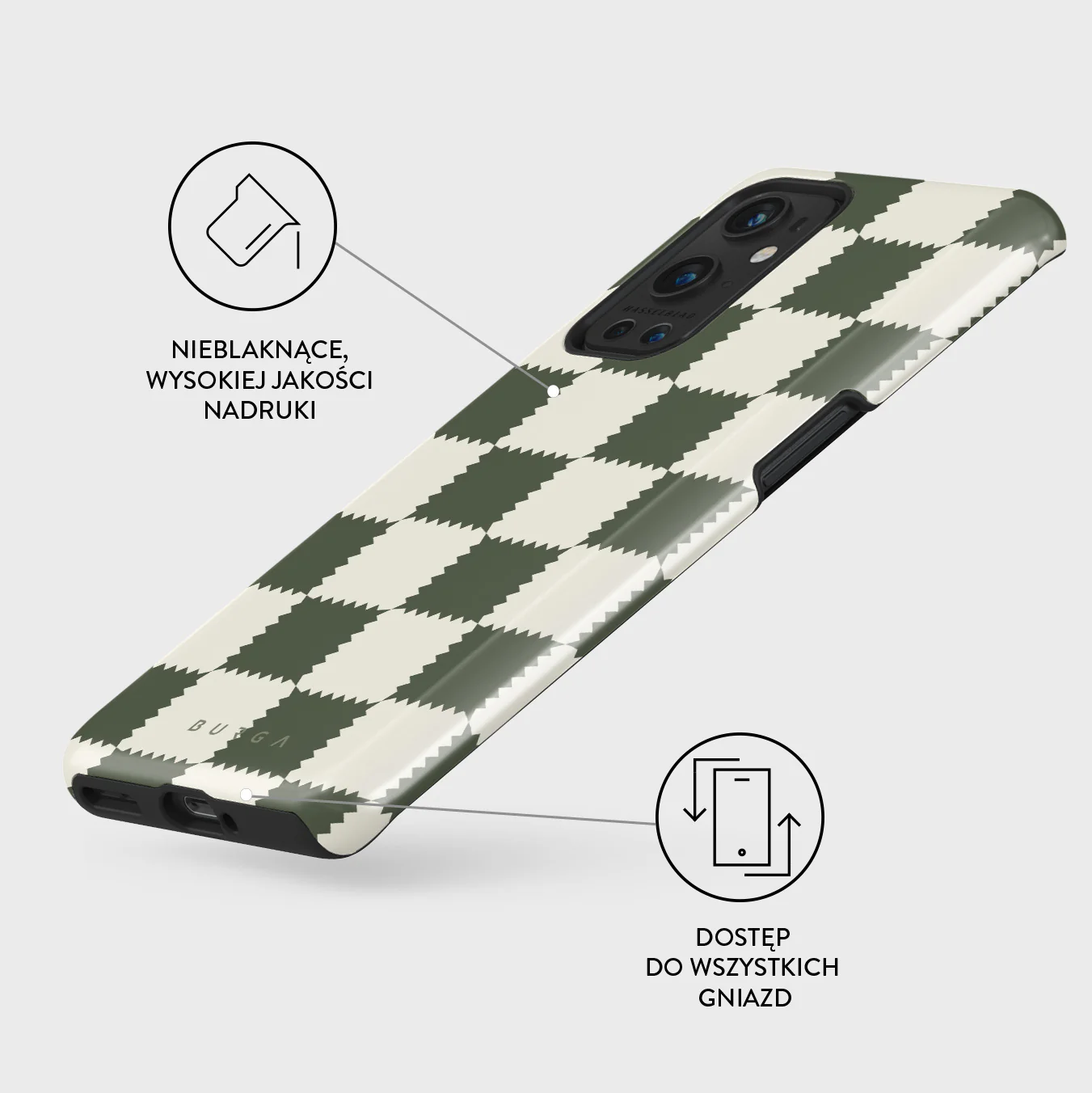 Retro Grid - OnePlus 9 Pro Etui - Image 3