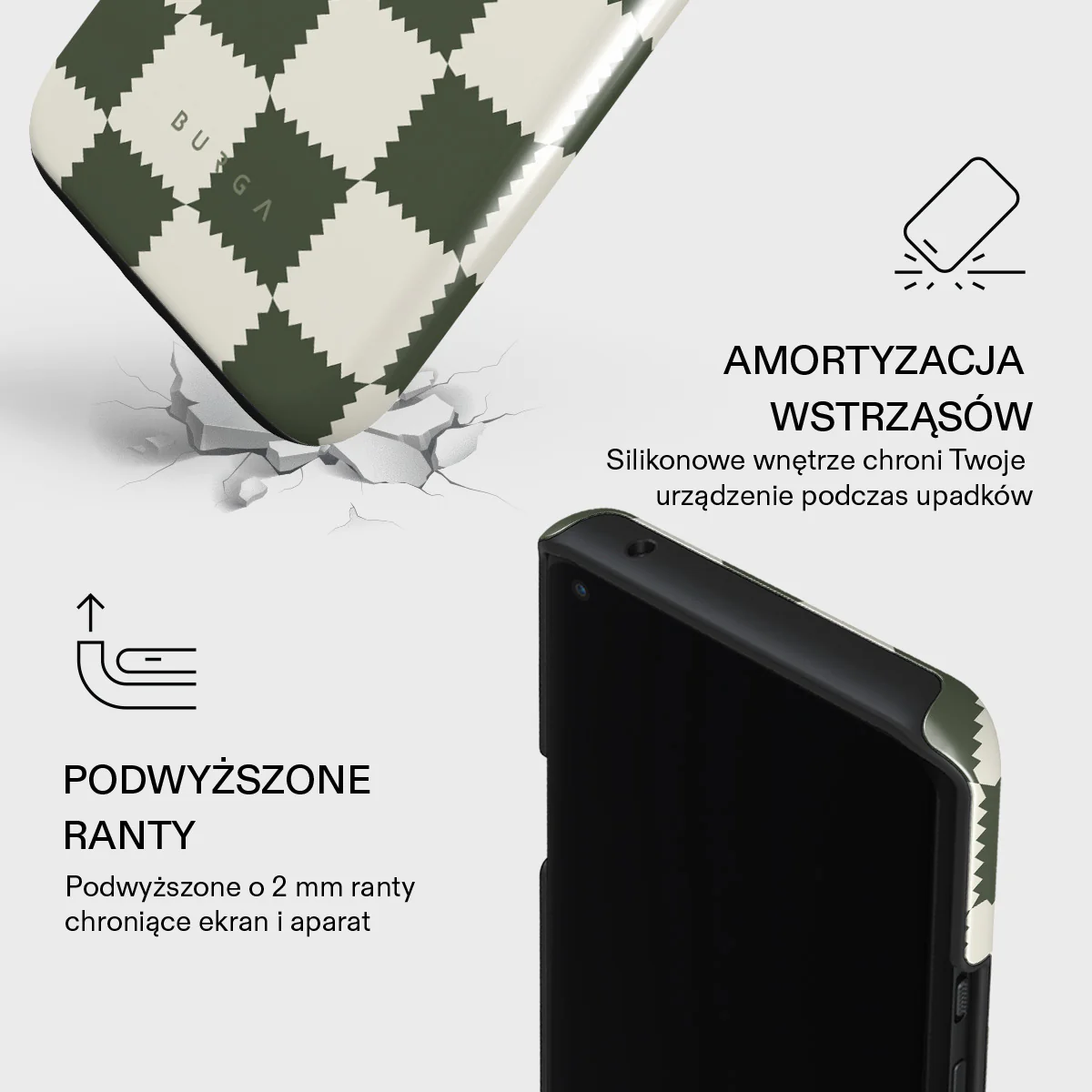 Retro Grid - OnePlus 9 Pro Etui - Image 4