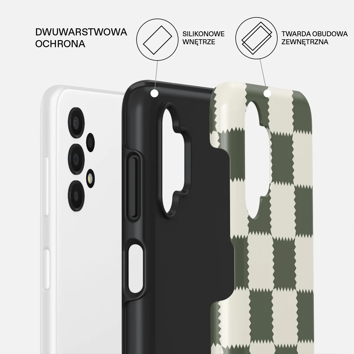 Retro Grid - Samsung Galaxy A13 4G Etui - Image 2