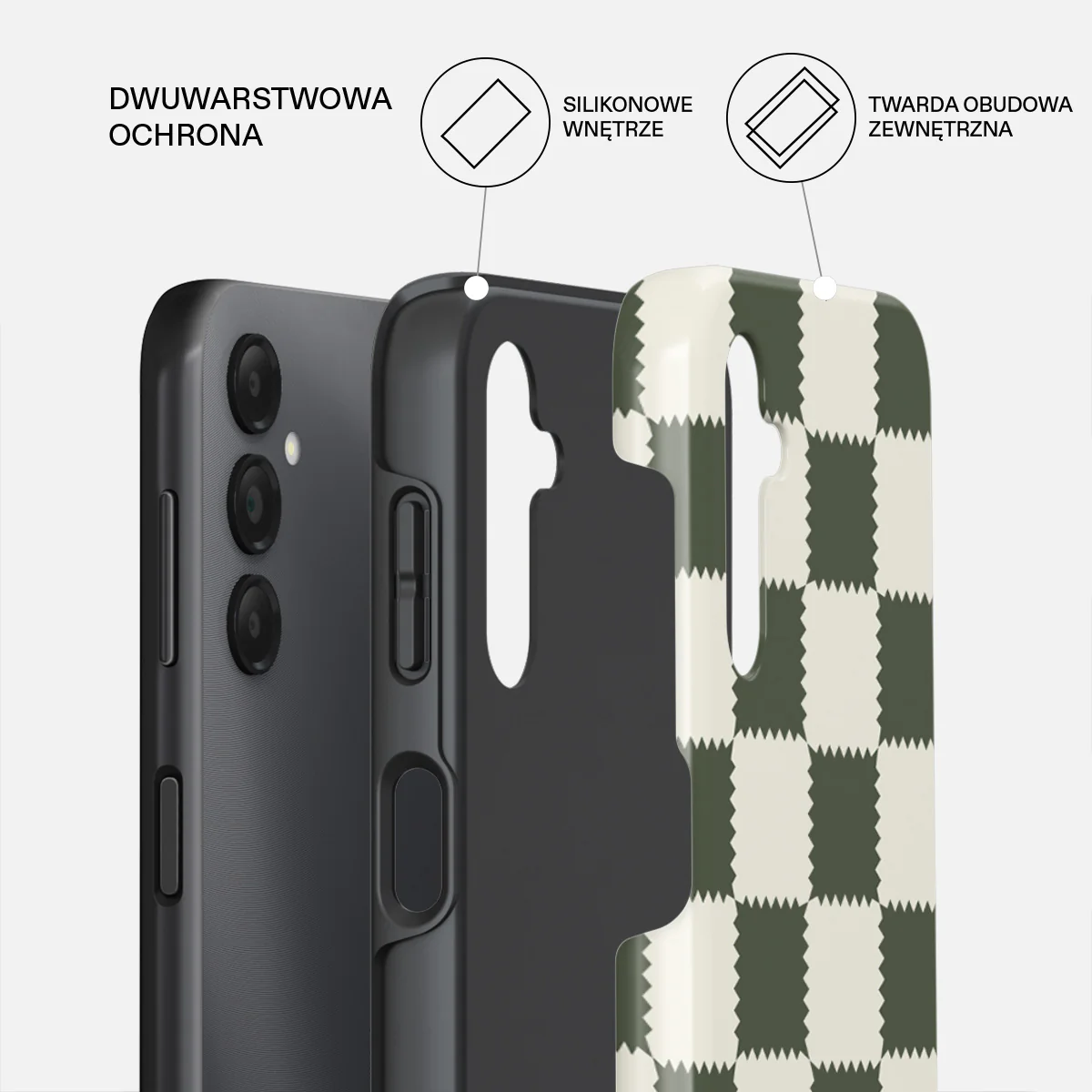 Retro Grid - Samsung Galaxy A14 5G Etui - Image 2