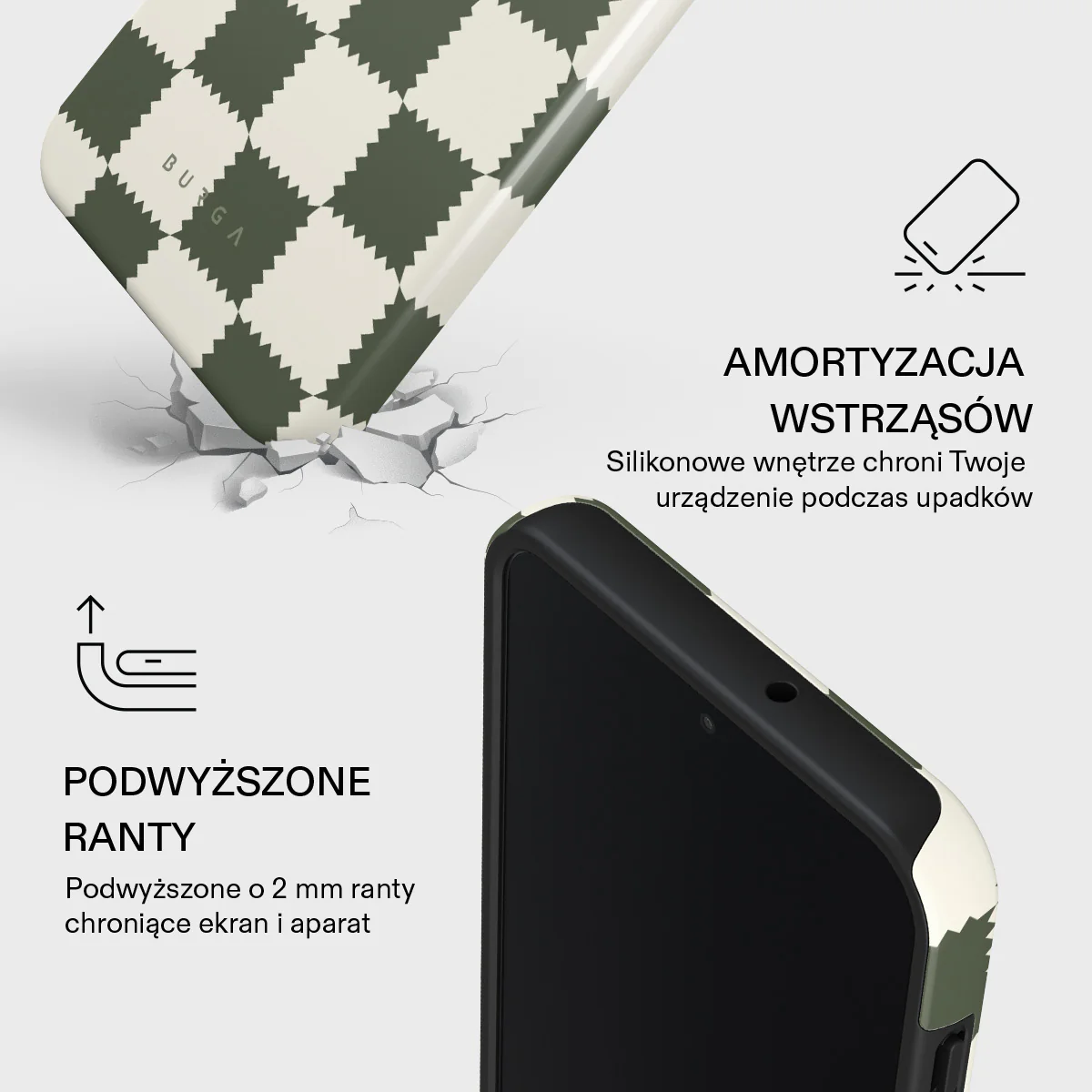 Retro Grid - Samsung Galaxy A16 Etui - Image 4