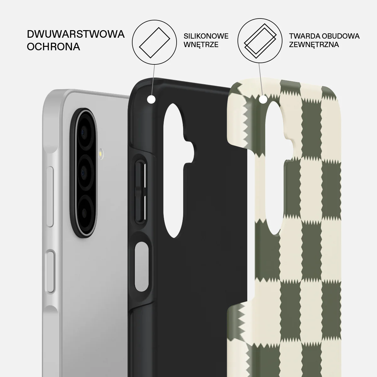 Retro Grid - Samsung Galaxy A17 Etui - Image 2