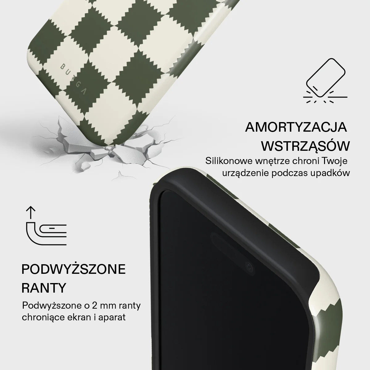 Retro Grid - Samsung Galaxy A17 Etui - Image 4