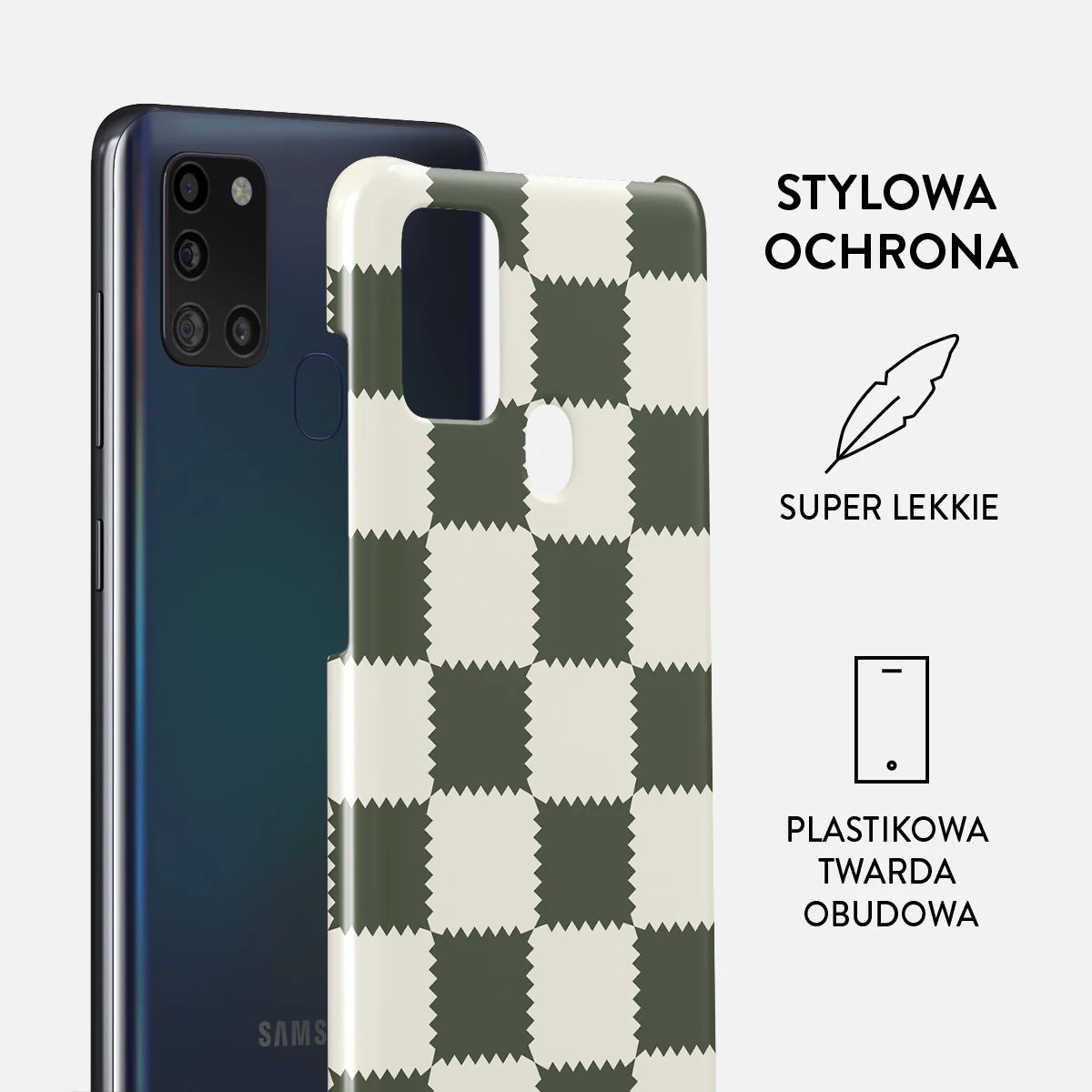 Retro Grid - Samsung Galaxy A21s 4G Etui - Image 2