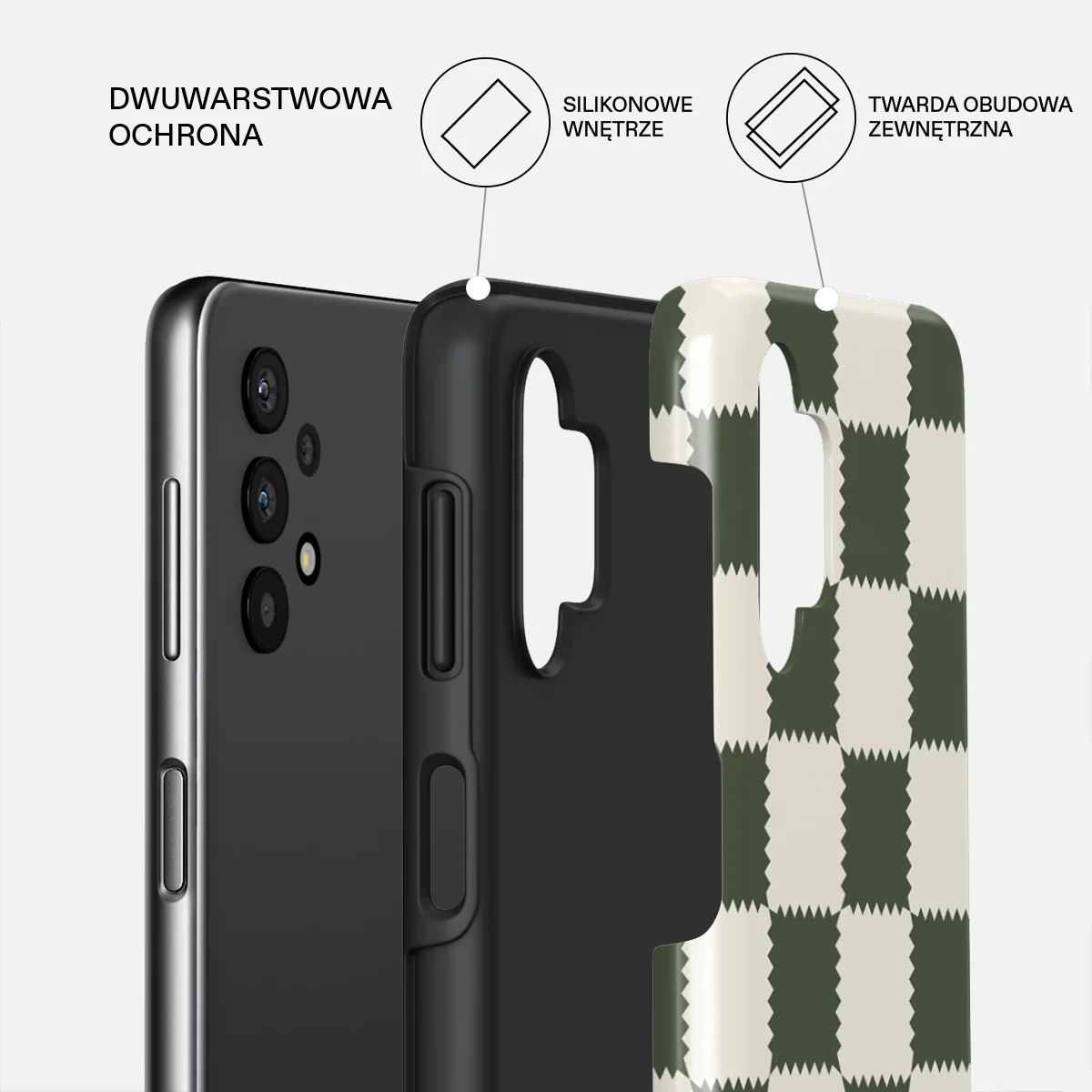 Retro Grid - Samsung Galaxy A32 5G Etui - Image 2