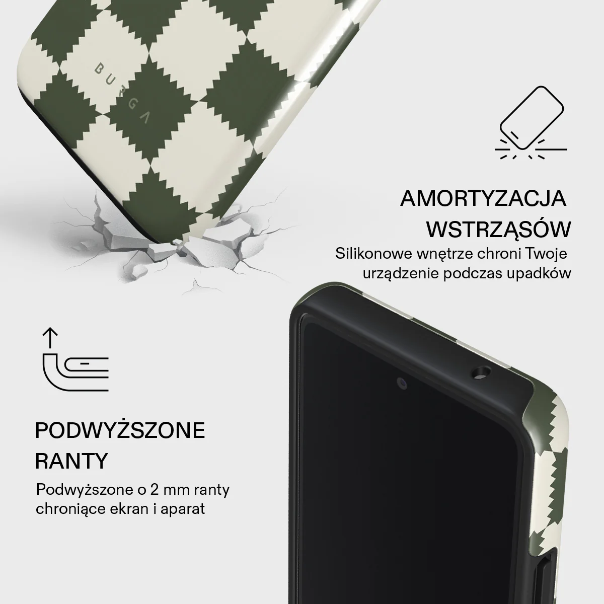 Retro Grid - Samsung Galaxy A33 Etui - Image 4