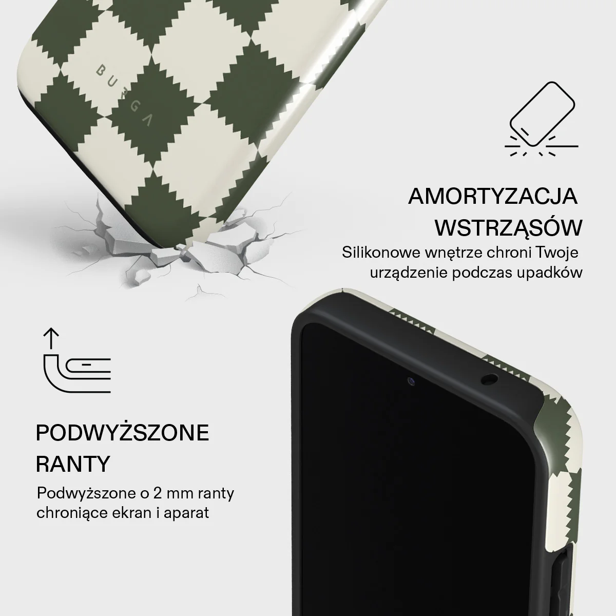 Retro Grid - Samsung Galaxy A34 Etui - Image 4