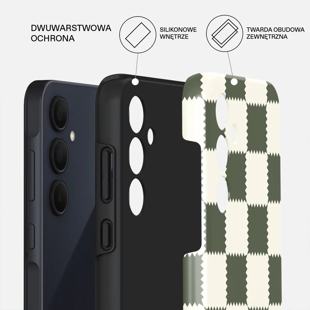 Retro Grid - Samsung Galaxy A35 Etui - Image 2